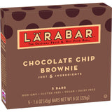LARABAR Chocolate Chip Brownie - 5 count ($1.39 per bar)