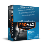PROMAX Protein Double Fudge Brownie - 12 Count ($1.86 per bar)