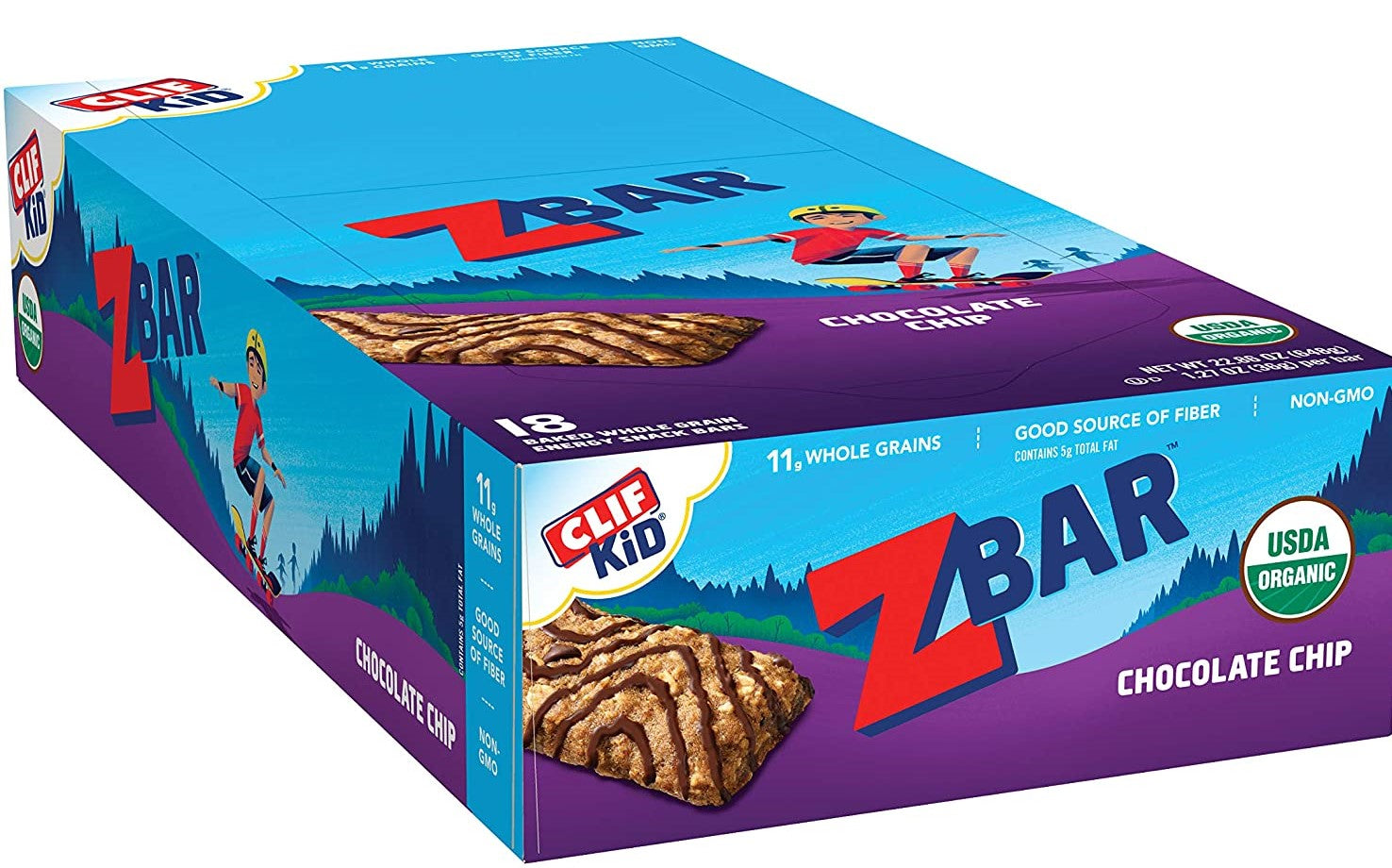 chocotページ Clif Z Bar Chocolate Chip - 18 Count ($0.82 per bar) – Race