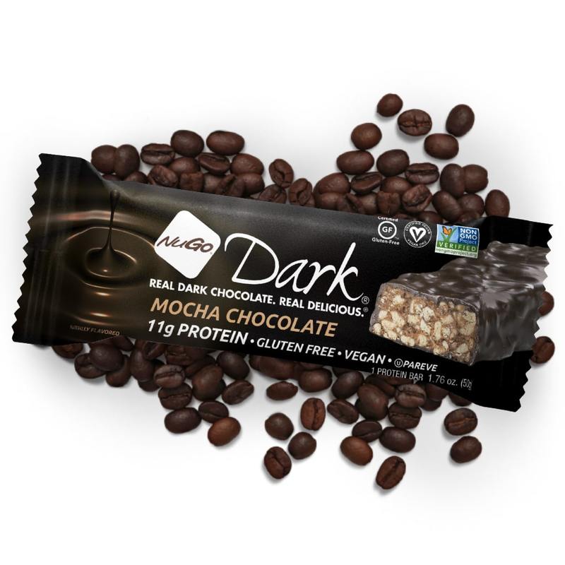 NuGo Dark Mocha Chocolate - 12 Count ($1.83 per bar) – Race Pace Foods